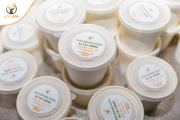 Cháo nhung hươu sibiri